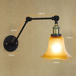 Wandlampen Badkamerverlichting Buitenwandlampen Leeswandlampen Rustieke Lodge Metaal