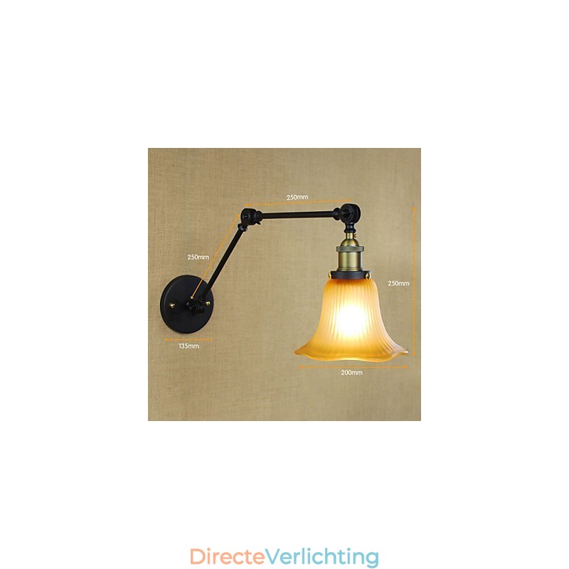 Wandlampen Badkamerverlichting Buitenwandlampen Leeswandlampen Rustieke Lodge Metaal