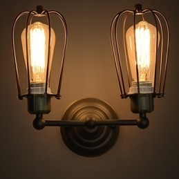 Loft Amerikaans Landelijk IJzeren Kunst Antieke Wandlamp Industrie Verlichting