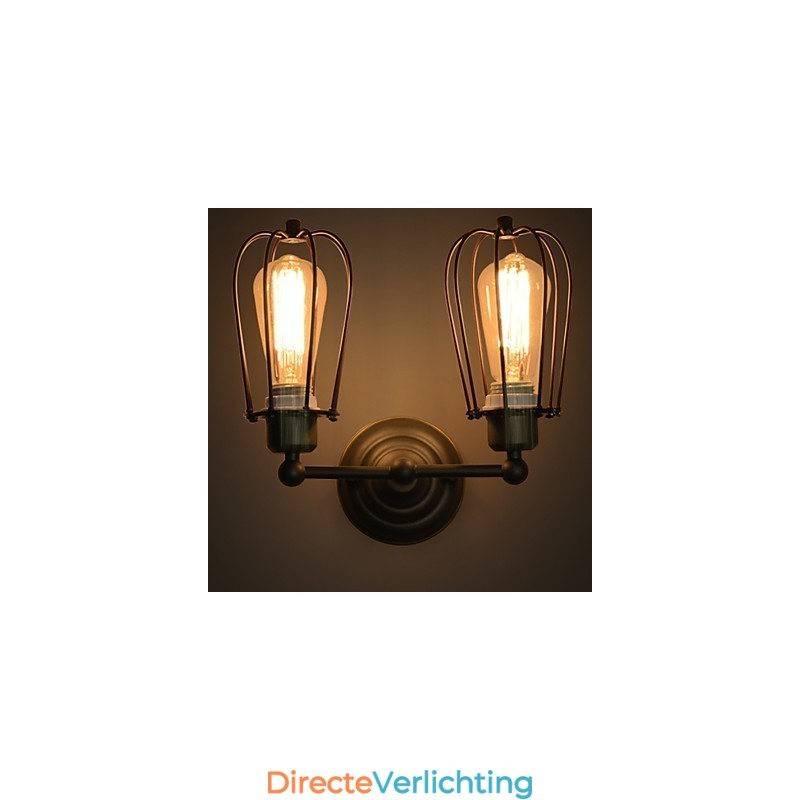 Loft Amerikaans Landelijk IJzeren Kunst Antieke Wandlamp Industrie Verlichting