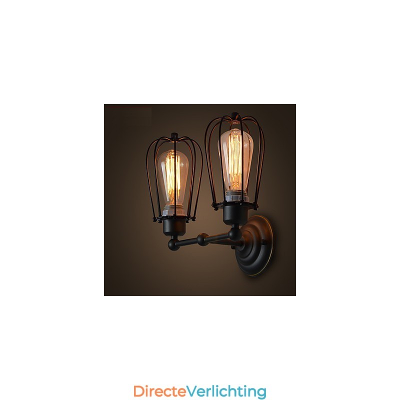 Loft Amerikaans Landelijk IJzeren Kunst Antieke Wandlamp Industrie Verlichting