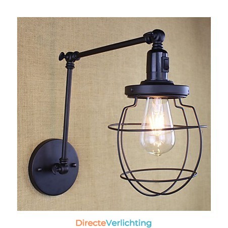 Stijl Bed Hotel Eestaurant Project Iron Arm Dubbele Retro Vintage Zwarte Riem Wandlamp Schakelaar Stijl Bed Hotel Eestaurant Project Iron Arm Dubbele Retro Vintage Zwarte Riem Wandlamp Schakelaar