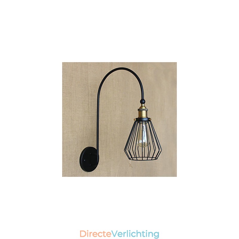 Nordic Mediterrane Stijl Retro Mode Creatieve Grote Enkele Kop Decoratieve Wandlamp