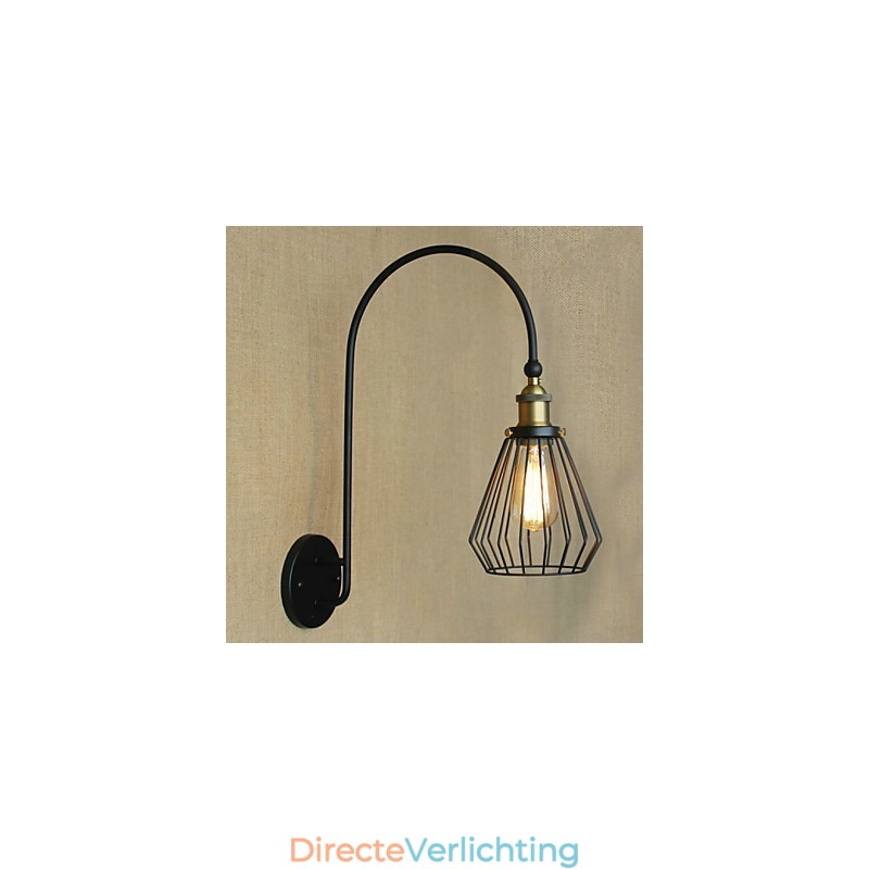 Nordic Mediterrane Stijl Retro Mode Creatieve Grote Enkele Kop Decoratieve Wandlamp
