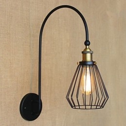Nordic Mediterrane Stijl Retro Mode Creatieve Grote Enkele Kop Decoratieve Wandlamp