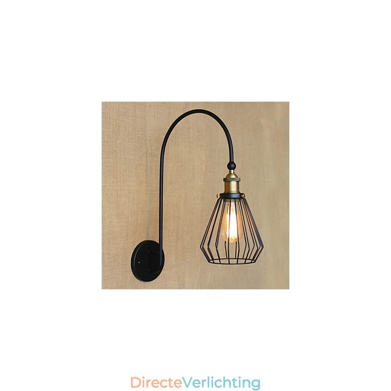 Nordic Mediterrane Stijl Retro Mode Creatieve Grote Enkele Kop Decoratieve Wandlamp