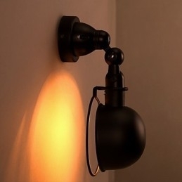 De creatieve industrie opvouwbare persoonlijkheid retro gang wandlamp verlichting