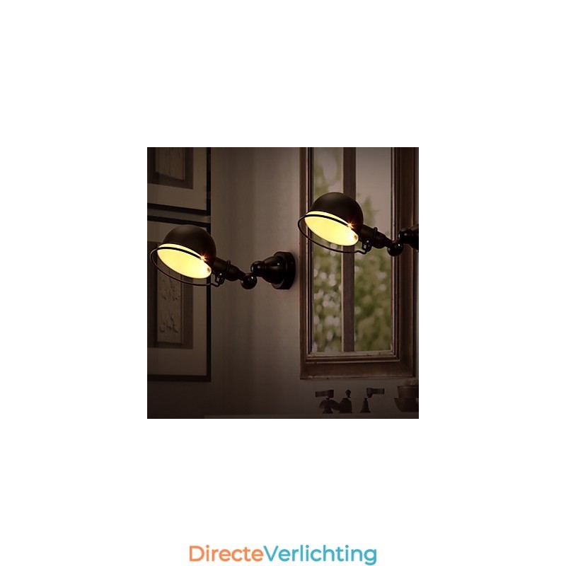 De creatieve industrie opvouwbare persoonlijkheid retro gang wandlamp verlichting