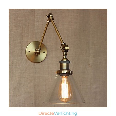 Retro Vintage Store Exclusief ontworpen moderne bronzen kerklobby versierde slaapkamer wandlamp