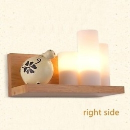 Wandlampen Modern Hedendaags Hout Bamboe