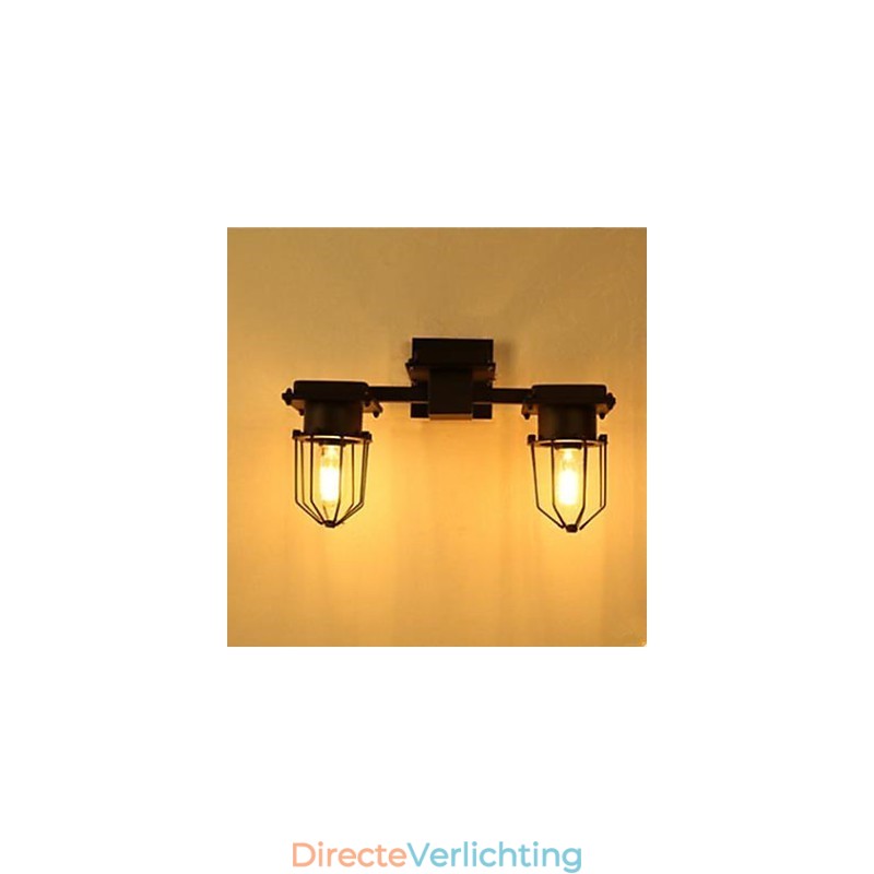 Wandlamp Smeedijzer Gang Trap Het Hoofdeinde Van Een Bed