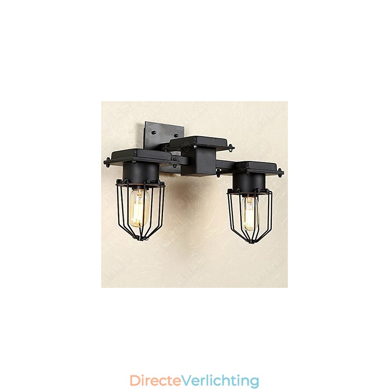 Wandlamp Smeedijzer Gang Trap Het Hoofdeinde Van Een Bed