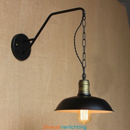 Eenvoudige en creatieve persoonlijkheid wandlamp Industrieketen Amerikaanse retro ijzeren gangpad slaapkamer nachtkastje wandlamp Eenvoudige en creatieve persoonlijkheid wandlamp Industrieketen Amerikaanse retro ijzeren gangpad slaapkamer nachtkastje wandlamp