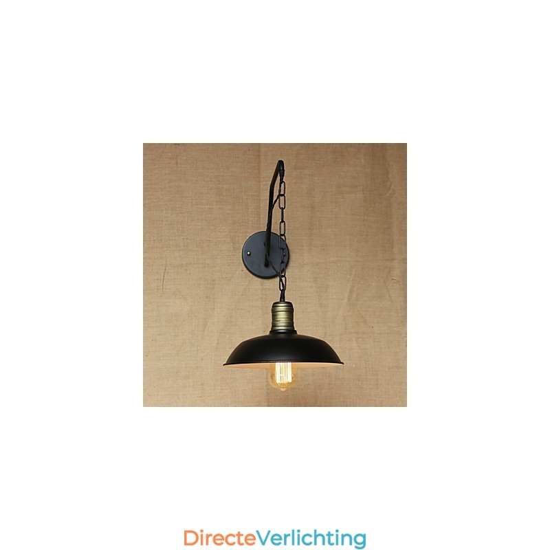 Eenvoudige en creatieve persoonlijkheid wandlamp Industrieketen Amerikaanse retro ijzeren gangpad slaapkamer nachtkastje wandlamp