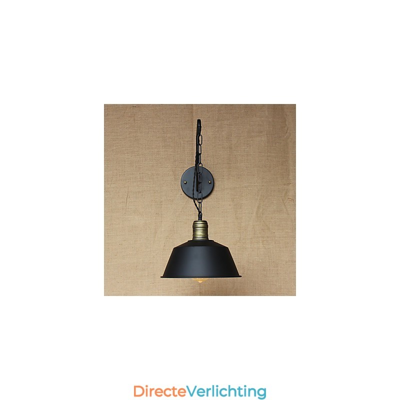 Eenvoudige en creatieve persoonlijkheid wandlamp Industrieketen Amerikaanse retro ijzeren gangpad slaapkamer nachtkastje wandlamp