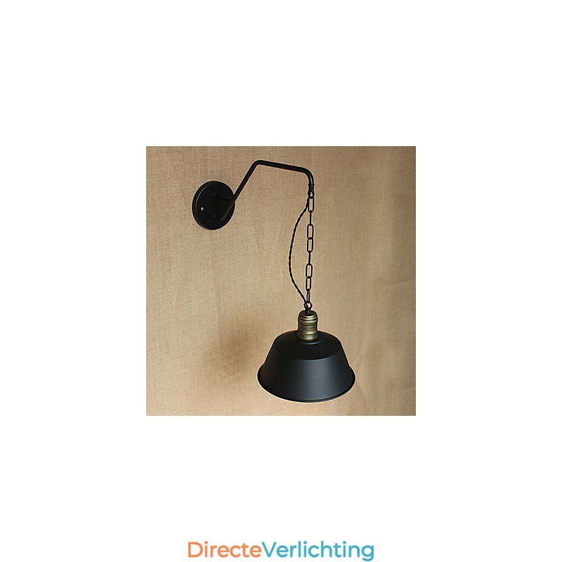 Eenvoudige en creatieve persoonlijkheid wandlamp Industrieketen Amerikaanse retro ijzeren gangpad slaapkamer nachtkastje wandlamp