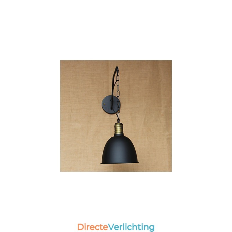Eenvoudige en creatieve persoonlijkheid wandlamp Industrieketen Amerikaanse retro ijzeren gangpad slaapkamer nachtkastje wandlamp
