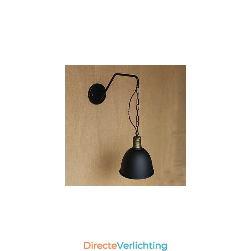 Eenvoudige en creatieve persoonlijkheid wandlamp Industrieketen Amerikaanse retro ijzeren gangpad slaapkamer nachtkastje wandlamp