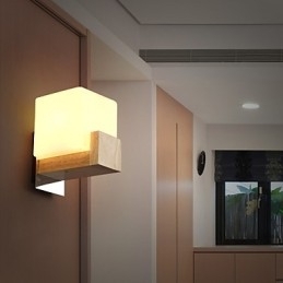 Wandlampen Mini Stijl Modern Hedendaags Hout Bamboe