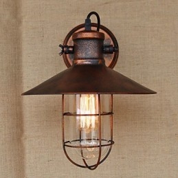 Loft industrieel magazijn creatieve woonkamer balkon wind ijzerhoudend nostalgisch retro pastorale trap wandlamp