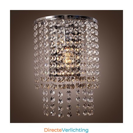 Moderne kristallen wandlamp met 1 lichtbron Moderne kristallen wandlamp met 1 lichtbron