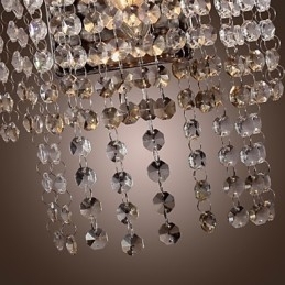 Moderne kristallen wandlamp met 1 lichtbron