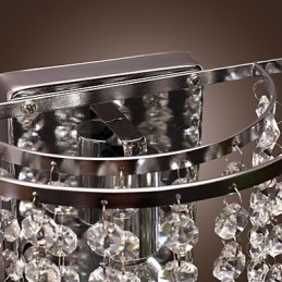Moderne kristallen wandlamp met 1 lichtbron