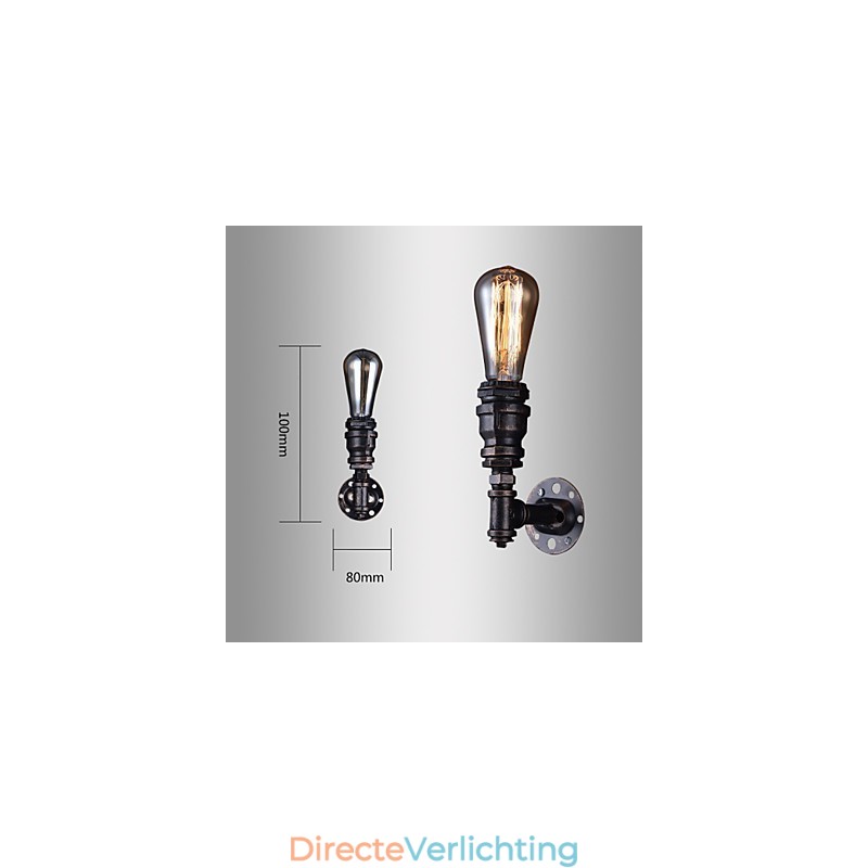 Retro Metalen Nachtkastjes Wandlamp Dorp Pastorale Woonkamer Wandlampen Eetkamer Wandlamp