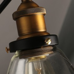 Creatieve landelijke loft retro Titan Section dubbele wandlamp