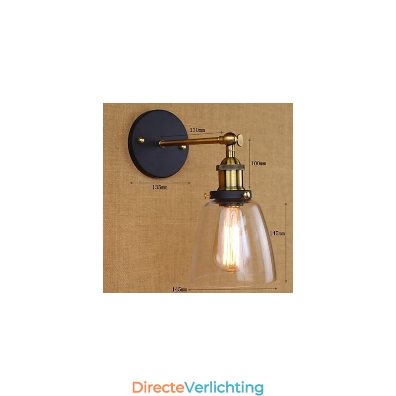 Nostalgische Amerikaanse export van de originele modellen Landelijke industriële en decoratieve wandlamp
