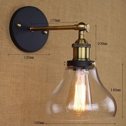 Industriële nostalgische Amerikaanse landelijke decoratieve wandlamp