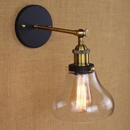 Industriële nostalgische Amerikaanse landelijke decoratieve wandlamp