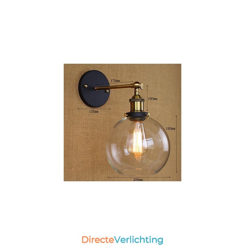 Ronde schuim nostalgische Amerikaanse exportmarkt van de originele modellen van industriële decoratieve wandlamp
