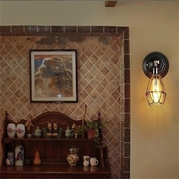 Vol met persoonlijkheid Elegante verschijning Amerikaanse retro kooimuur