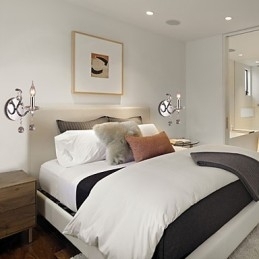 Zilveren Kristallen Wandlamp met 1 Lamp