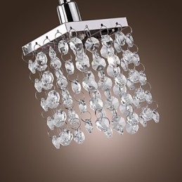 Lineaire kroonluchter eilandlamp kristal 3 lampen