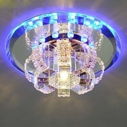 Kristallen plafondlamp Spotlight SMD 3W Creatieve lamp Absorb Dome Light
