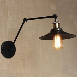 Creatieve nostalgische retro lange arm van industrieel type opvouwbare intrekbare muur