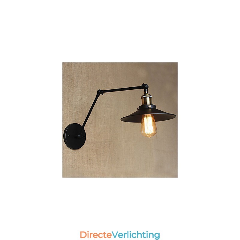Creatieve nostalgische retro lange arm van industrieel type opvouwbare intrekbare muur