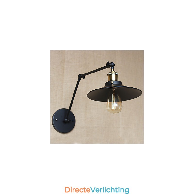 Creatieve nostalgische retro lange arm van industrieel type opvouwbare intrekbare muur
