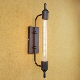Europa en retro kleding kunst restaurant Edison gloeilamp fluit decoratieve wandlamp