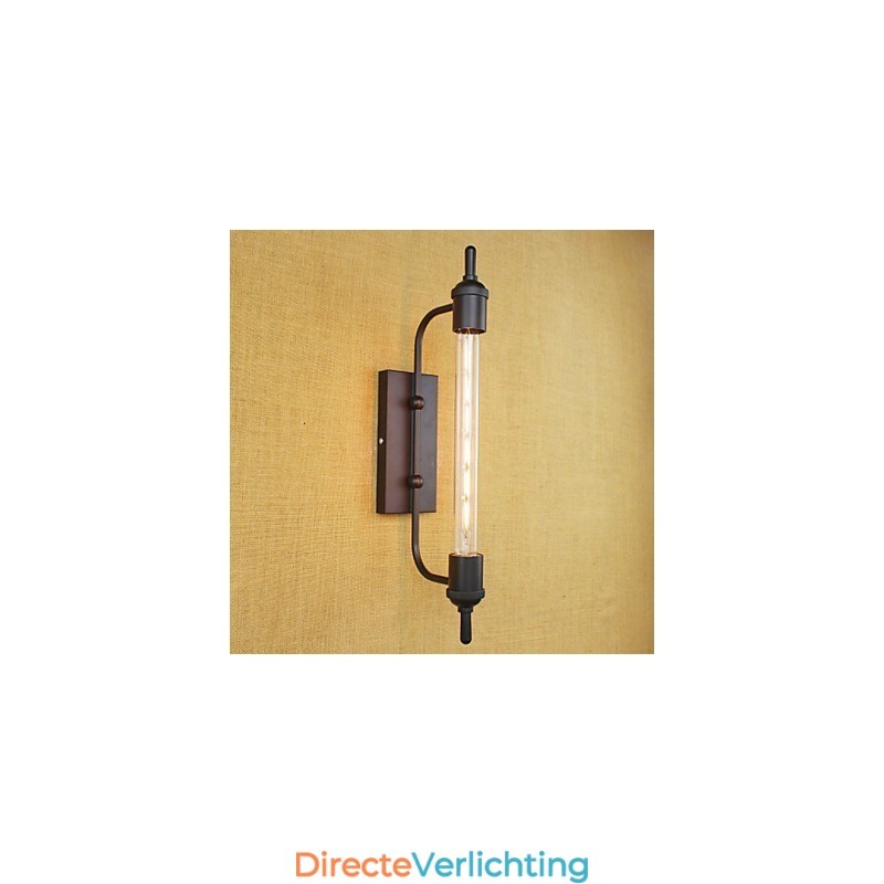 Europa en retro kleding kunst restaurant Edison gloeilamp fluit decoratieve wandlamp