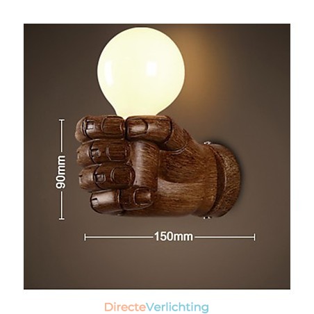 Europese Muur Rechterhand Creatieve Retro Vuist Wandlamp Verlichting Europese Muur Rechterhand Creatieve Retro Vuist Wandlamp Verlichting