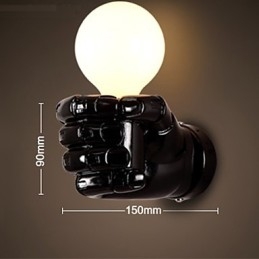 Europese Muur Rechterhand Creatieve Retro Vuist Wandlamp Verlichting