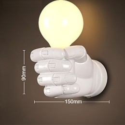 Europese Muur Rechterhand Creatieve Retro Vuist Wandlamp Verlichting
