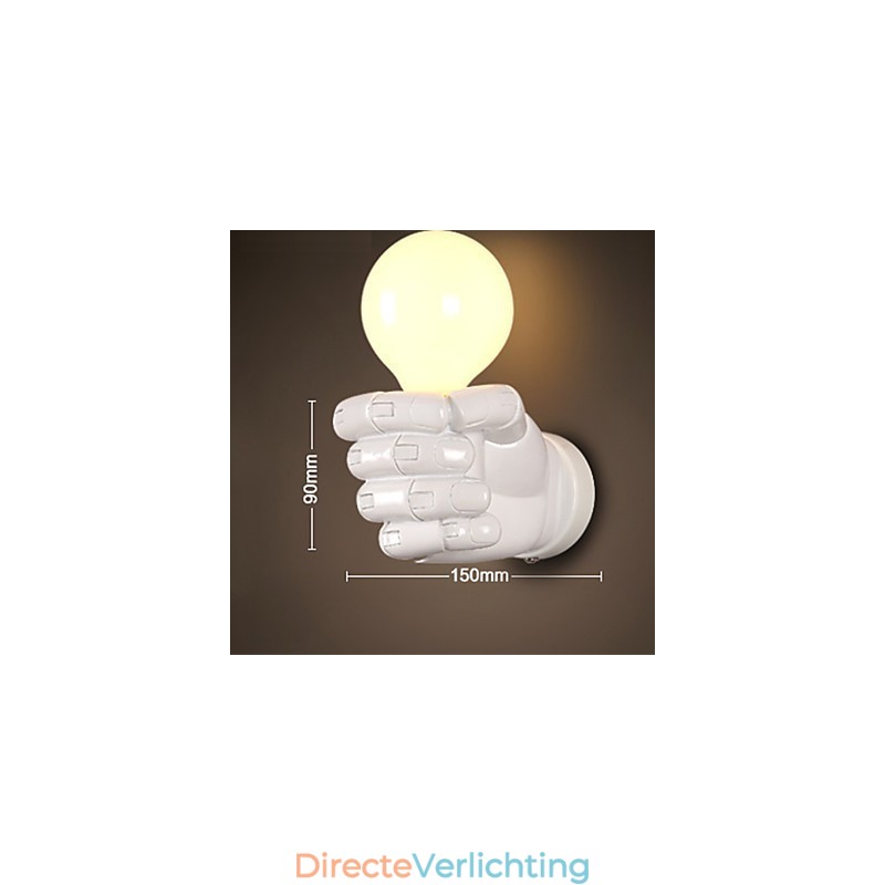 Europese Muur Rechterhand Creatieve Retro Vuist Wandlamp Verlichting