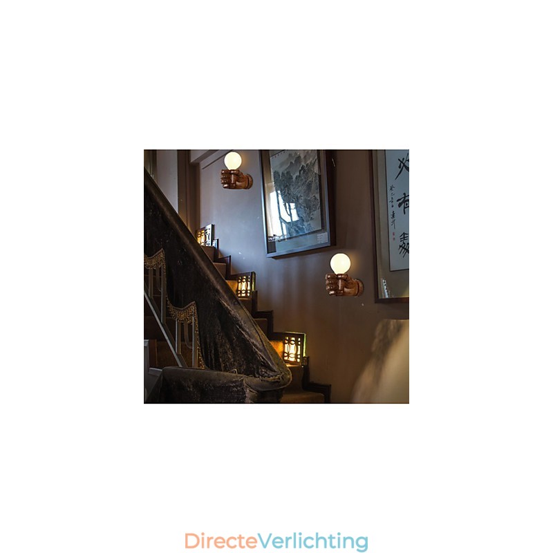 Europese Muur Rechterhand Creatieve Retro Vuist Wandlamp Verlichting
