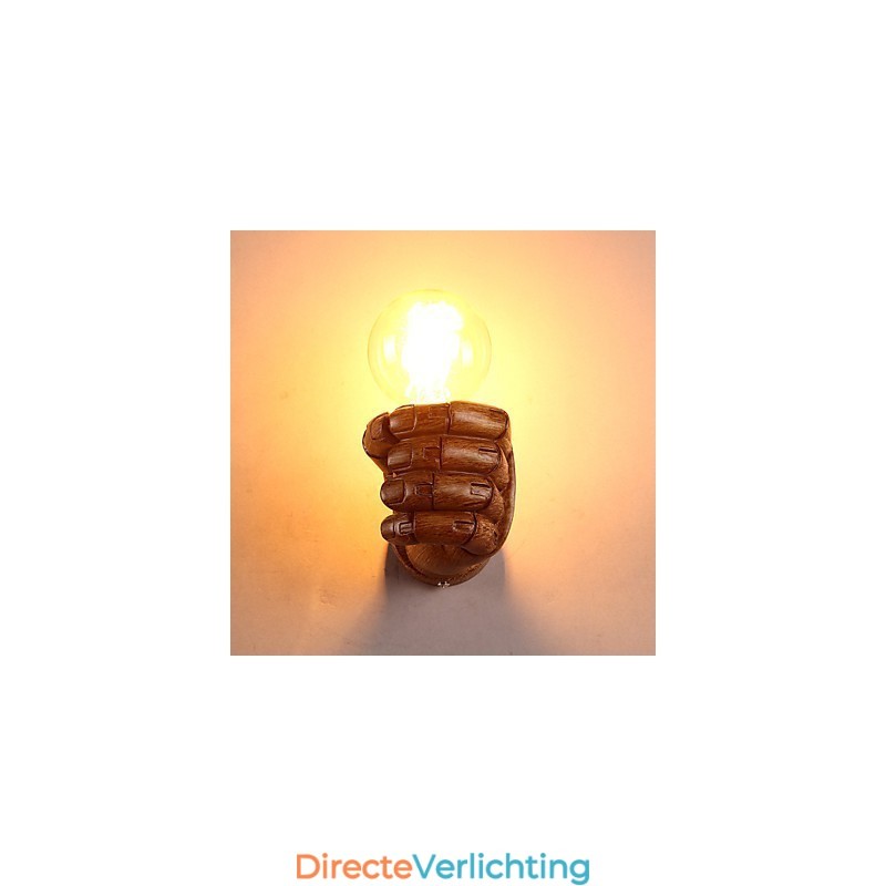 Europese Muur Creatieve Retro Vuist Wandlamp Verlichting