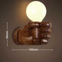 Europese Muur Creatieve Retro Vuist Wandlamp Verlichting