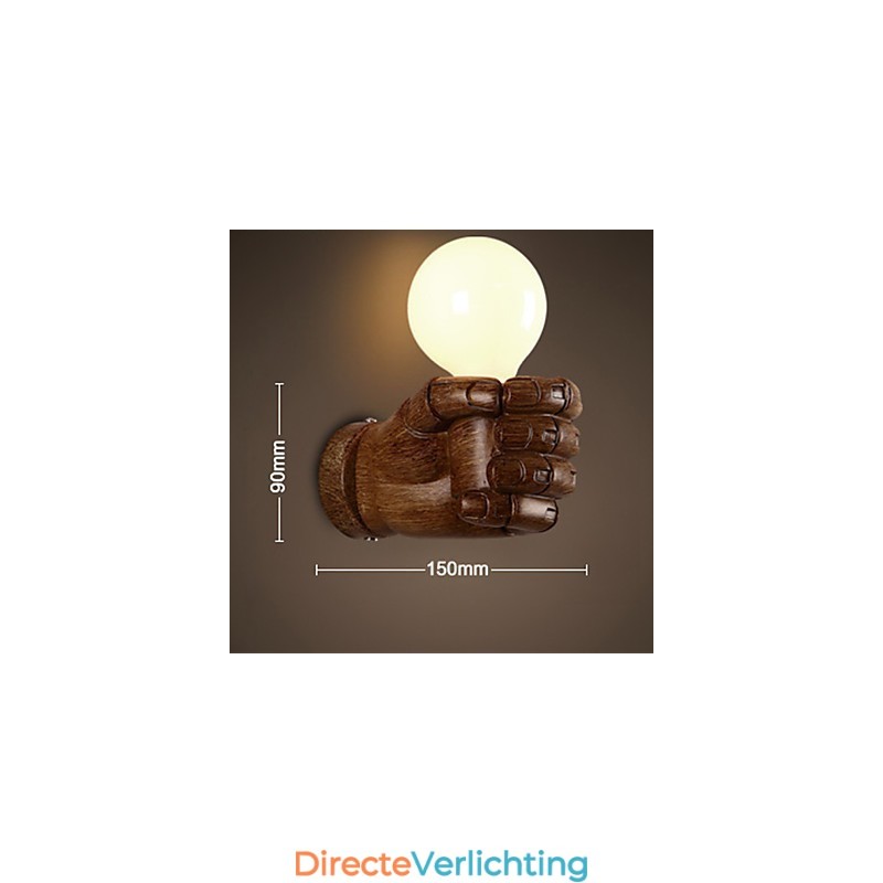 Europese Muur Creatieve Retro Vuist Wandlamp Verlichting